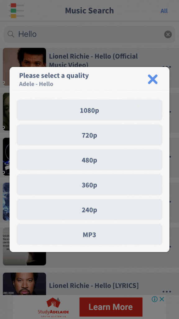 download youtube video to mp3 on iPhone
