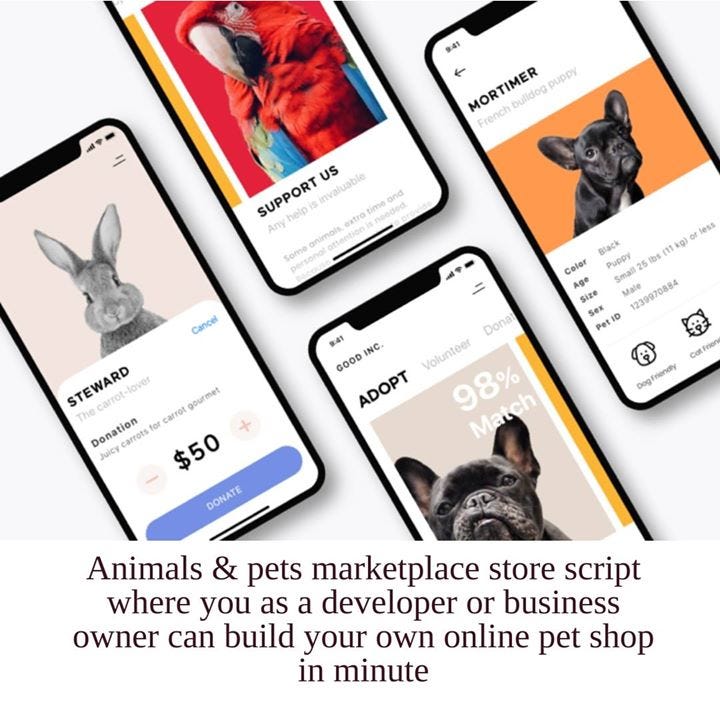 online pet shop app