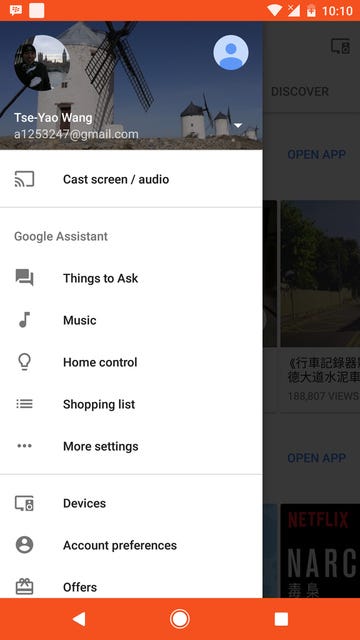 google home et netflix