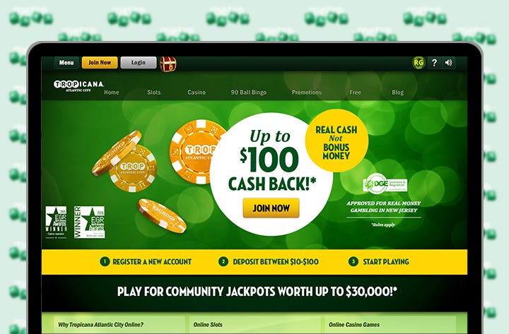 Tropicana Online Casino Bonus Code