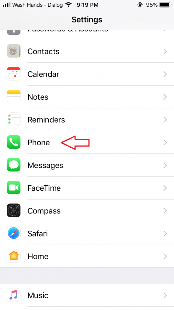 go to iphone setting and find voicemail setting