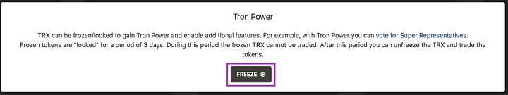 Analysis of TRON