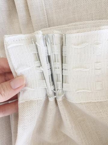 How To Make Pinch Pleats With Hooks Rod Pocket Headers