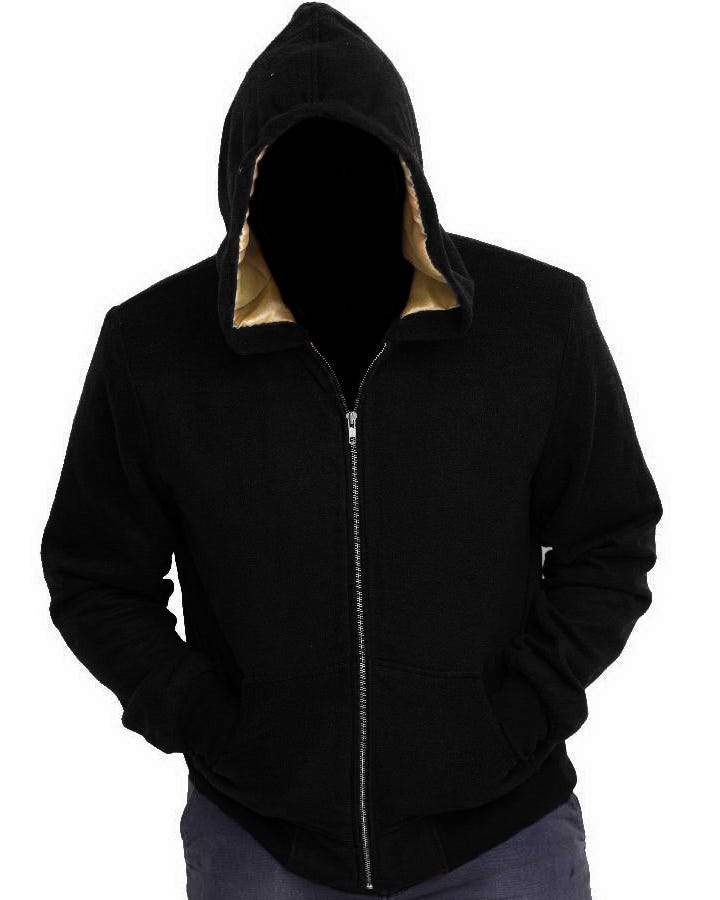 luke cage hoodie yellow lining