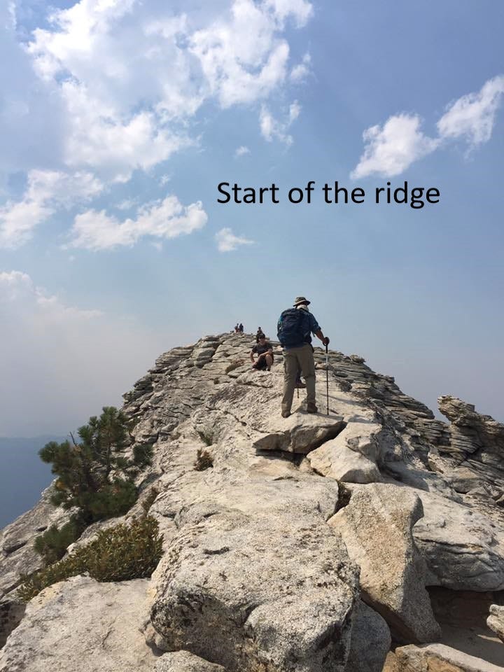 clouds rest day hike