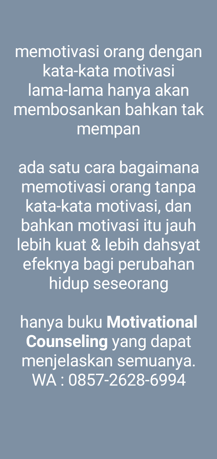 Jual Buku Motivational Counseling Afron Shoji