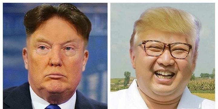 In Gesture Of Goodwill Trump And Kim Swap Haircuts