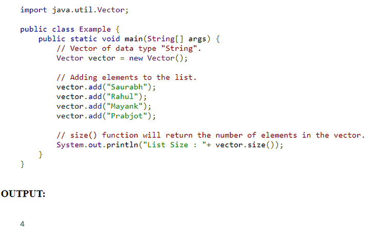 Java Vector A Vector Is A Class That Implements The By Imran Khan 