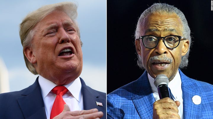 Trump Vs Sharpton Gets Ugly As Attacks Turn To Other Man S Hair