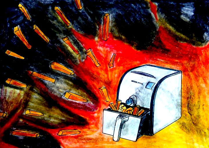 Air Frying. Ever wondered how to deepfry without… by Abbey