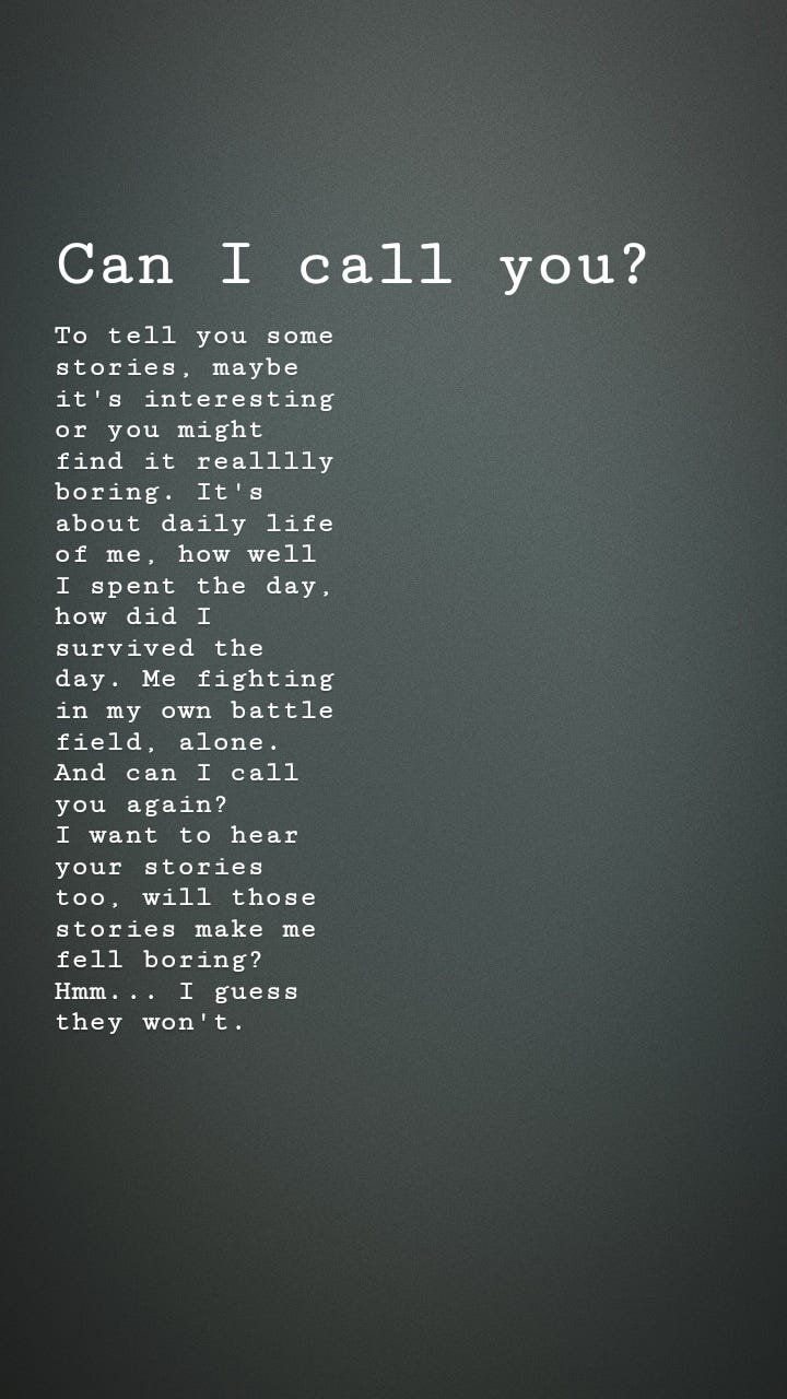 So I Start To Hope That We Can Meet Oftenly And Talk About Everything By K Medium So I Start To Hope That We Can Meet Oftenly And Talk About Everything By K Medium