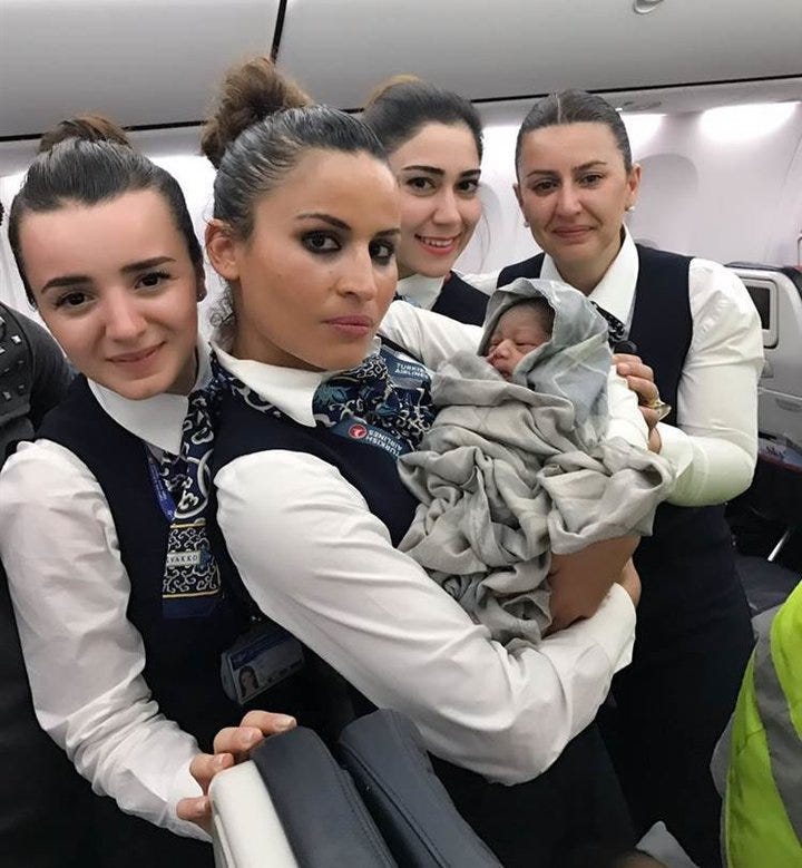 turkish airlines travelling while pregnant