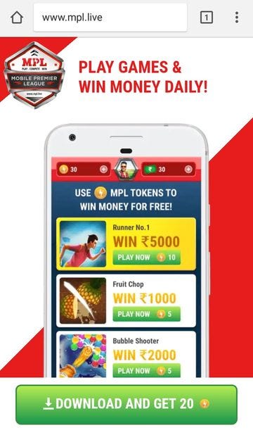 Play game and win cash poker