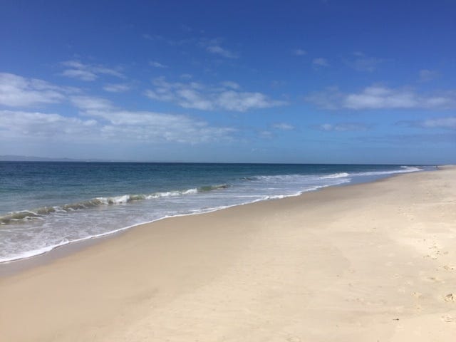 A beautiful deserted beach