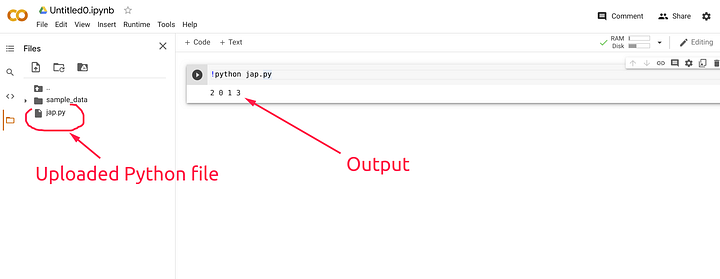How to run .py files (python scripts) on Google Colab - Rafat Ashraf ...