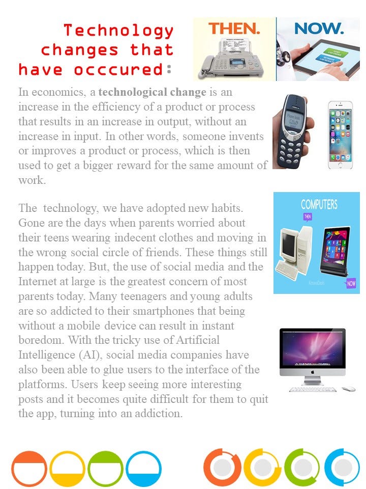 Technology Before and After. technology has advantages and… | by Faith ...