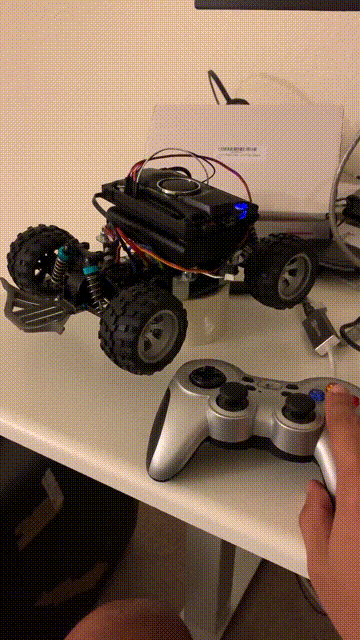 python remote control car