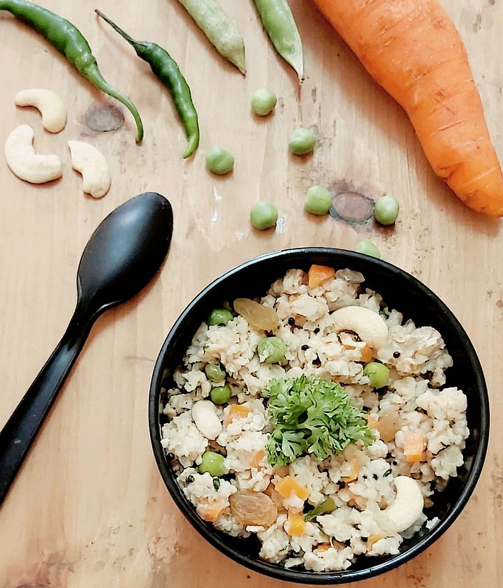 Oats Upma Recipe. I find this recipe absolutely… by Regina Nair Medium