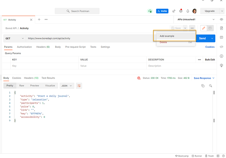What are Examples in Postman?. Detailed usage of Examples in Postman ...