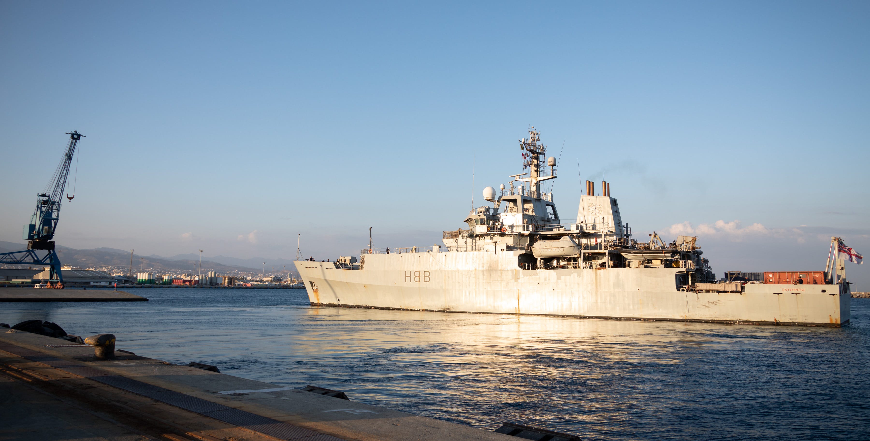 Hms Enterprise Supporting Lebanon By Ministry Of Defence Voices Of The Armed Forces Aug Medium