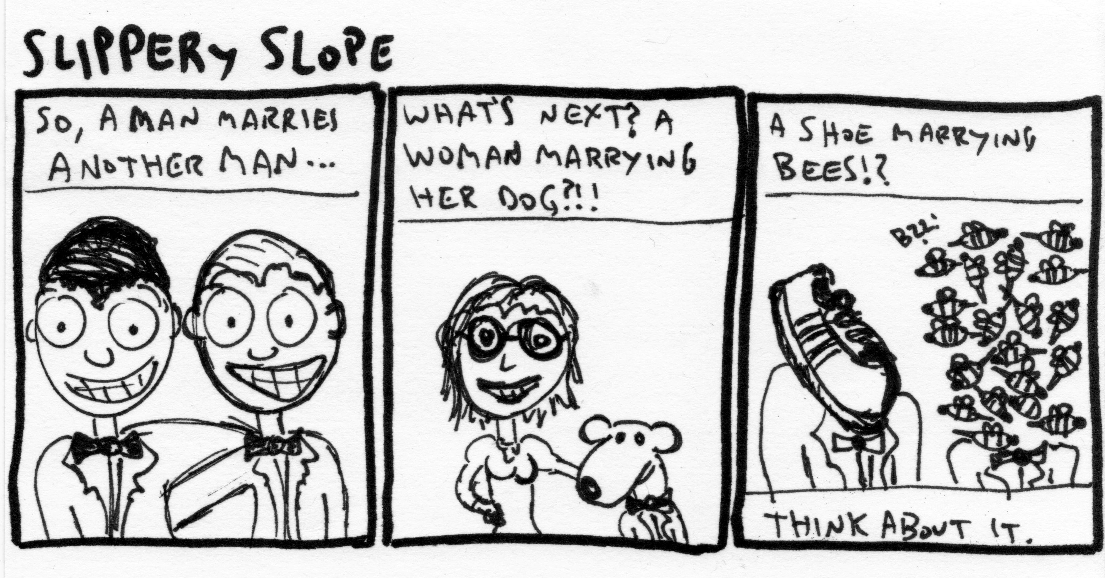 The Slippery Slope! Love Her(meneutic) Medium