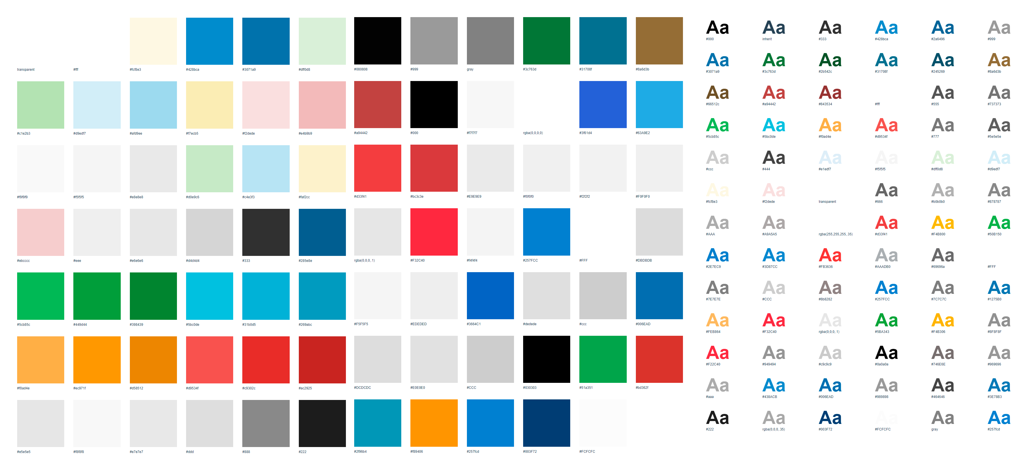 Colors at scale. Redefining SE Suite UI’s Color Palette | by Alison ...