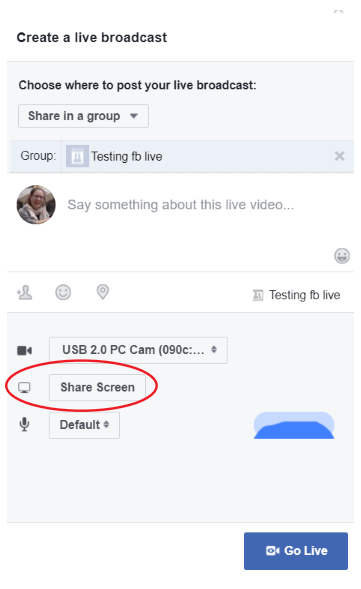 Natively Share A Powerpoint On Facebook Live And View