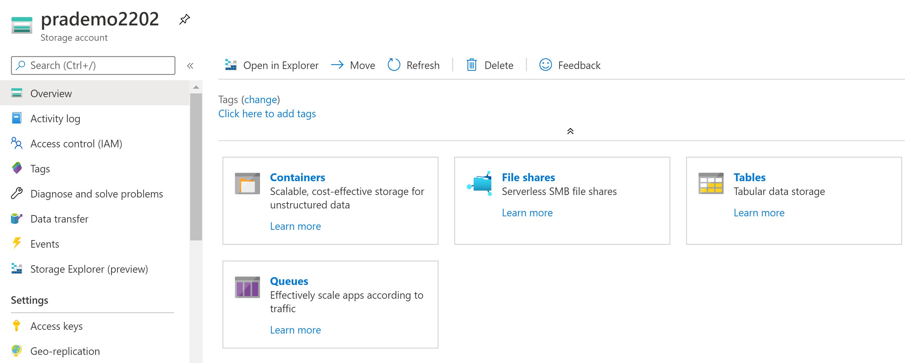 Deploying Various Type Of Storage s Inside Azure Storage Account Using 