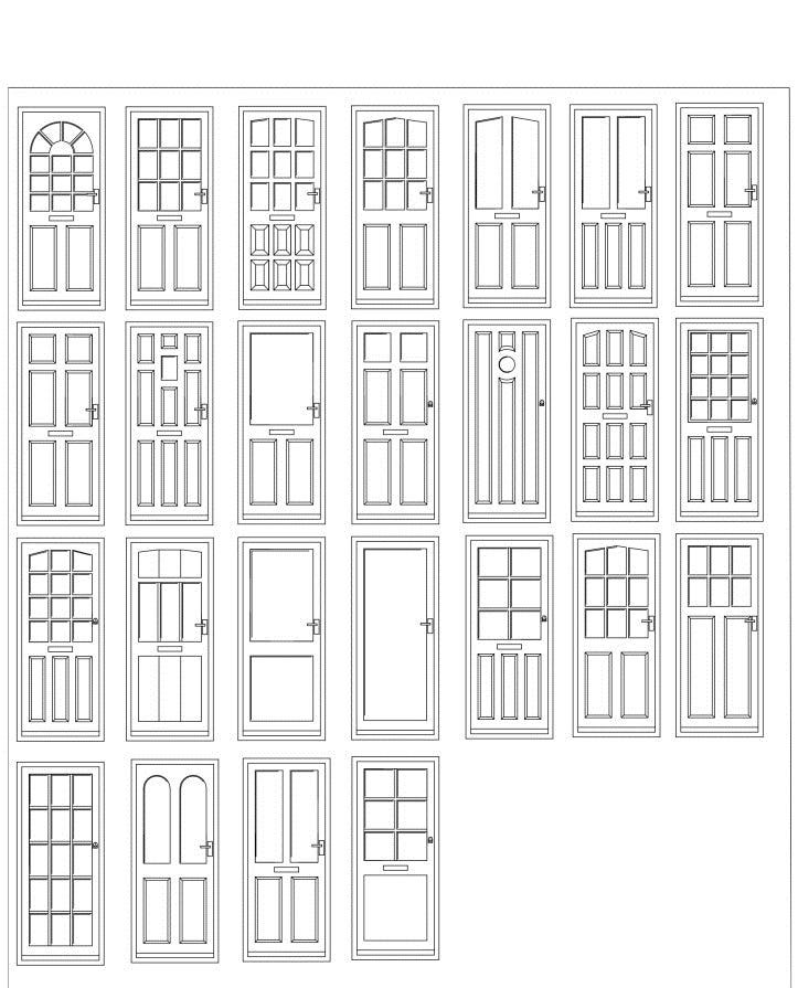 Free Cad Blocks Door Elevations By Kristy Joshi Medium Free Cad Blocks Door Elevations By Kristy Joshi Medium