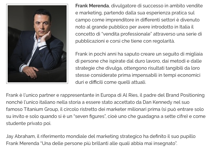 Frank Merenda, dentro e fuori la Crisi. | by Niccolo' Perazza | Medium