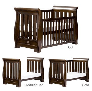 3 in 1 sleigh cot bed