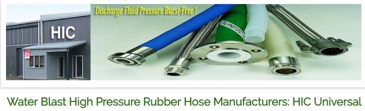 Water Blast High Pressure rubber hose pipe | by HIC India | Medium