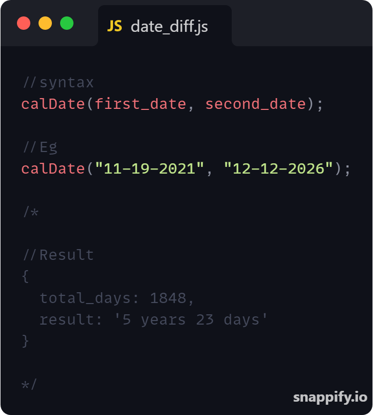 Calculate the Difference Between Two Dates in JavaScript | by Simon Ugorji  | Bits and Pieces