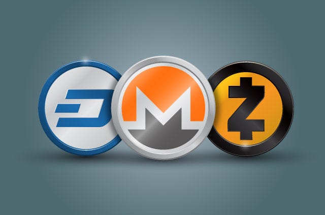 Privacy coins - cryptocurrencies