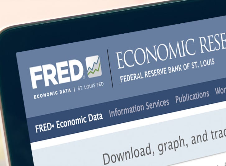 Pandas Datareader & Federal Reserve Economic Data (FRED) | by Steve  Younessi | The Startup | Medium