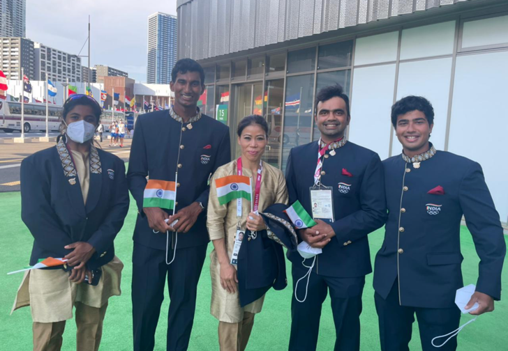 A trip down the memory lane Indian contingency at Olympic Opening