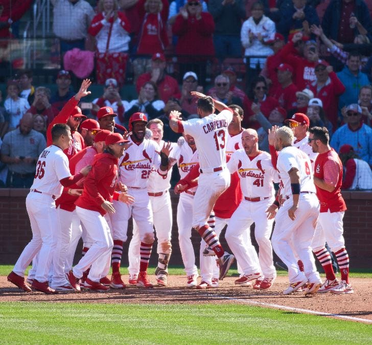 9 Best Cardinal Moments in April. Opening Day | by Cardinals Insider |  Cardinals Insider