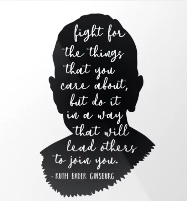 Ruth Bader Ginsburg Quotes On Motherhood Why Ruth Bader Ginsburg Was My Idol | By Marcia Frost | Medium Ruth Bader Ginsburg Quotes On Motherhood Why Ruth Bader Ginsburg Was My Idol | By Marcia Frost | Medium