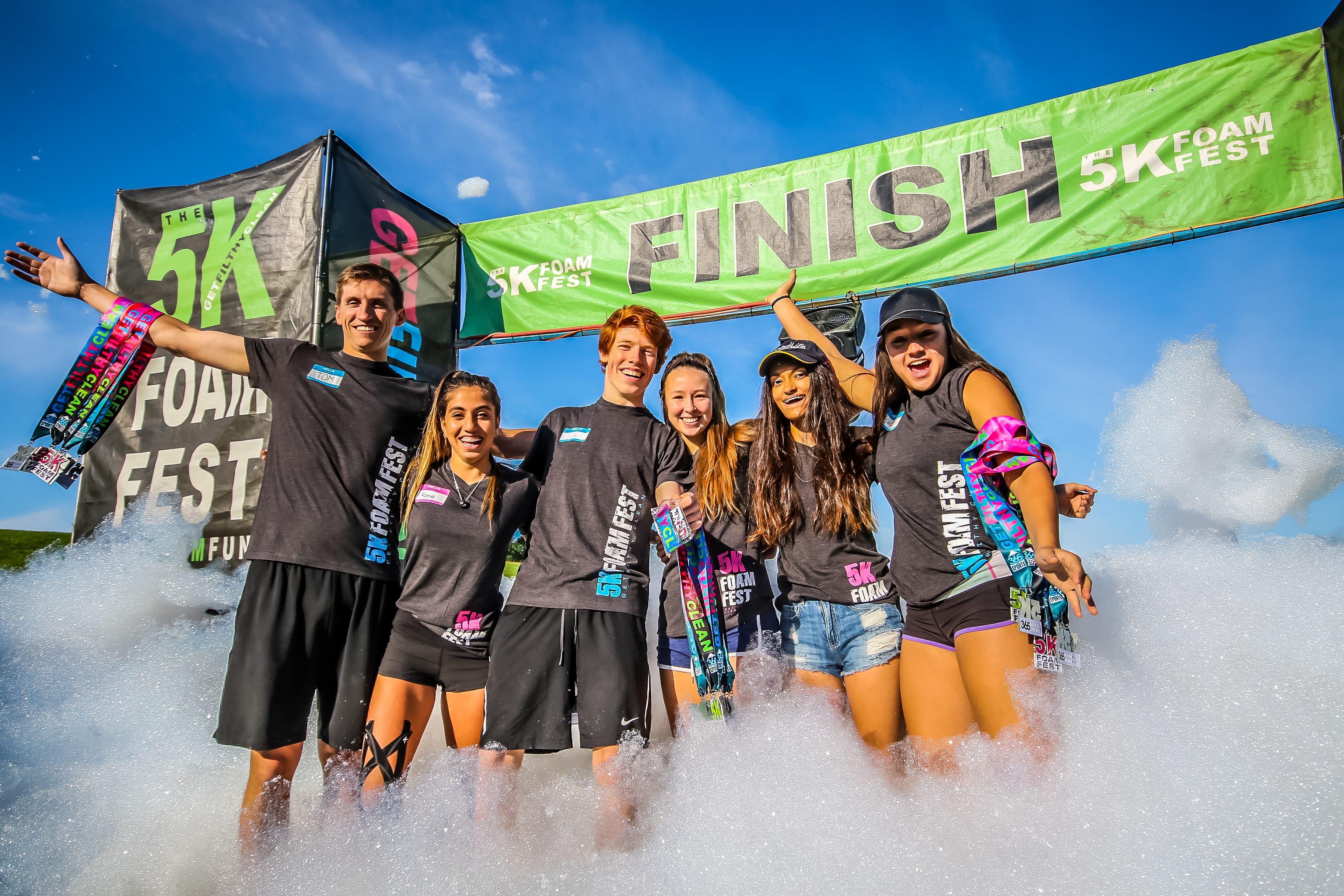 Top 10 Obstacles at Foam Fest. The 5K Foam Fest will have you… by 5k