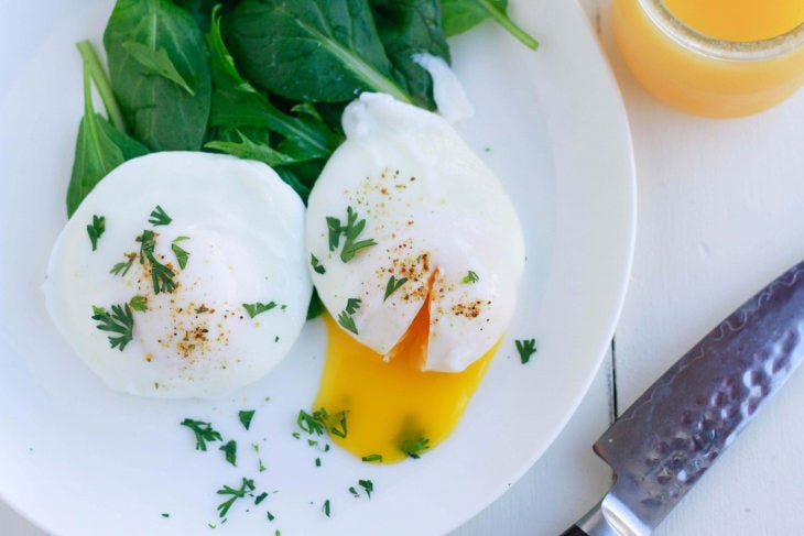 Keto Poached Eggs