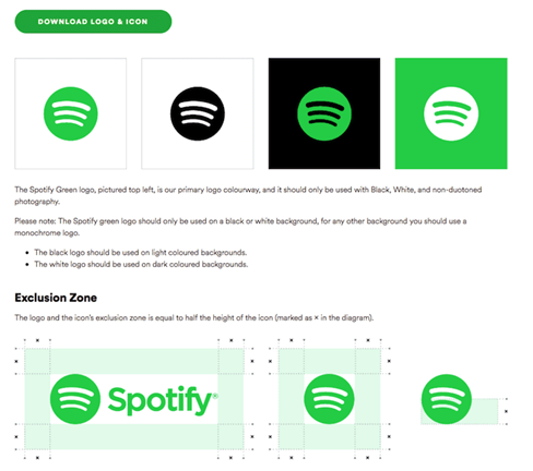 spotify brand style guide