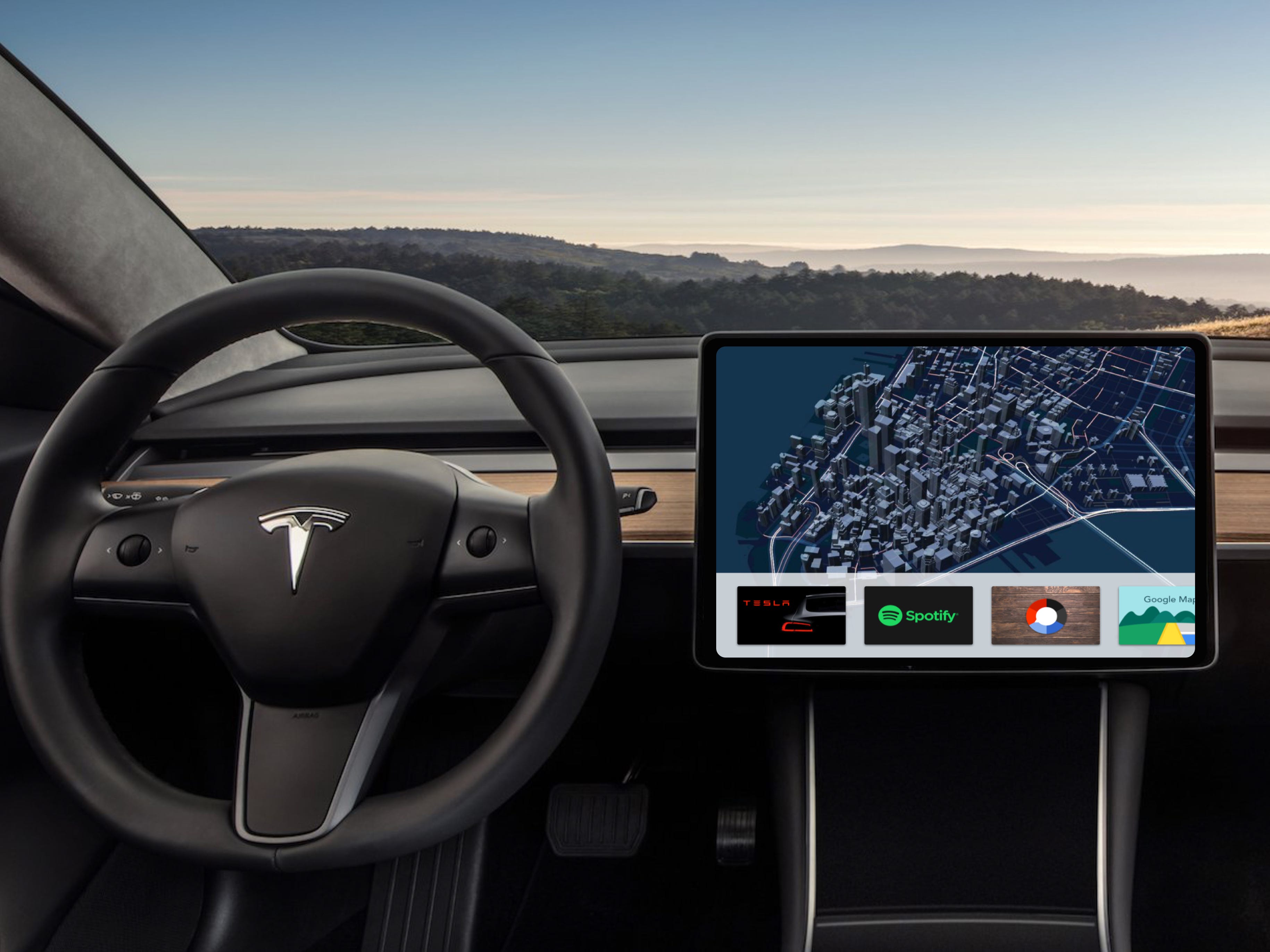 How will Tesla design the Model 3 UI? | by Spencer Camp | Prototypr