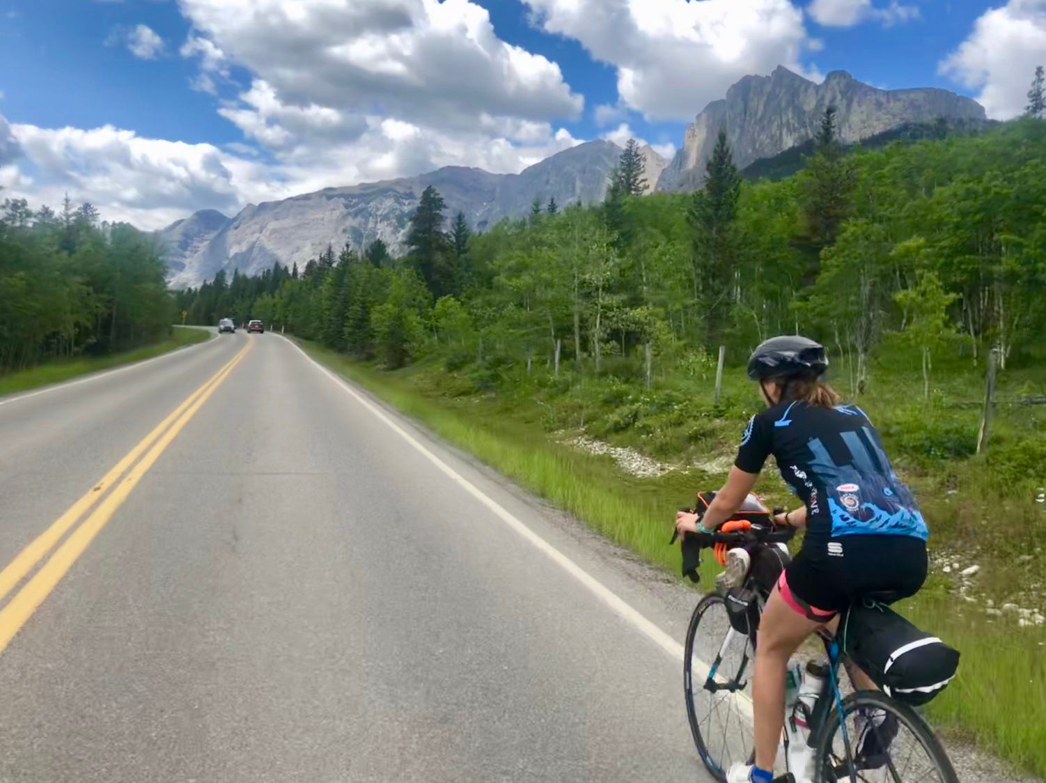 biking 8 miles a day