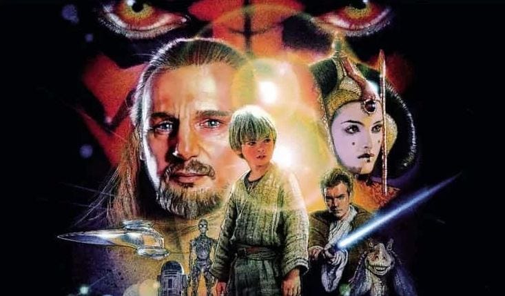 Resultado de imagem para 9. Star Wars: A Ameaça Fantasma (1999)