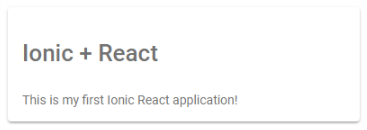 Adding Ionic + TypeScript in React | by Bart in ‘t Veld | Medium