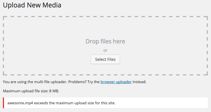 Increase WordPress Maximum File Size Upload | by Visualmodo | Medium