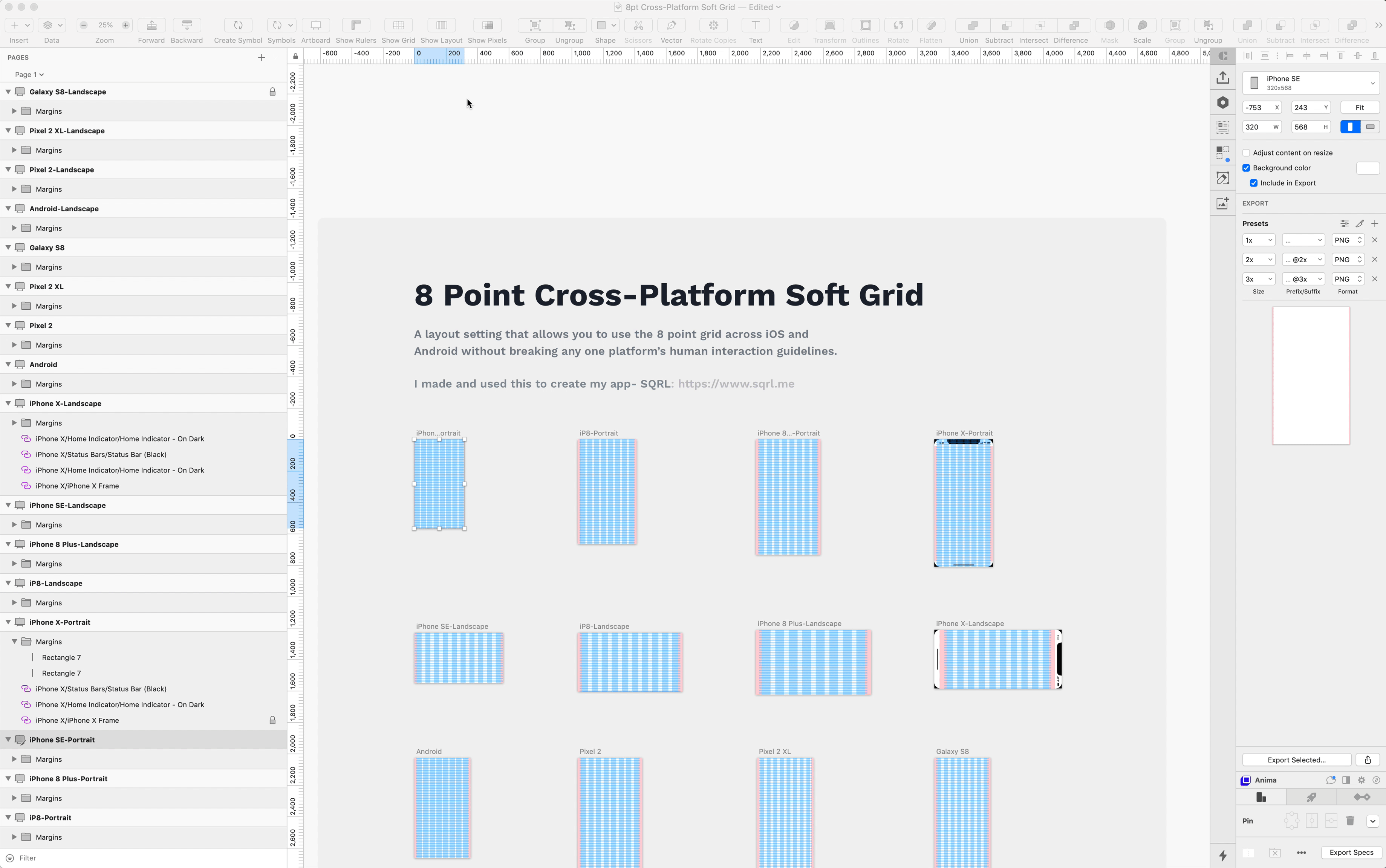 Soft 8pt Grid For Sketch Design Sketch Medium