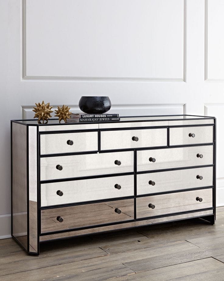 Adorable Pretty Mirrored Dresser Designs For Woman Carolyn T