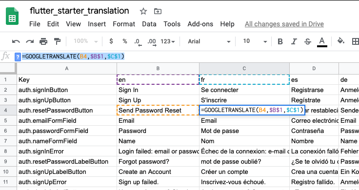 GetX Google Sheets Translation Code Generator | by Jeff McMorris | Medium