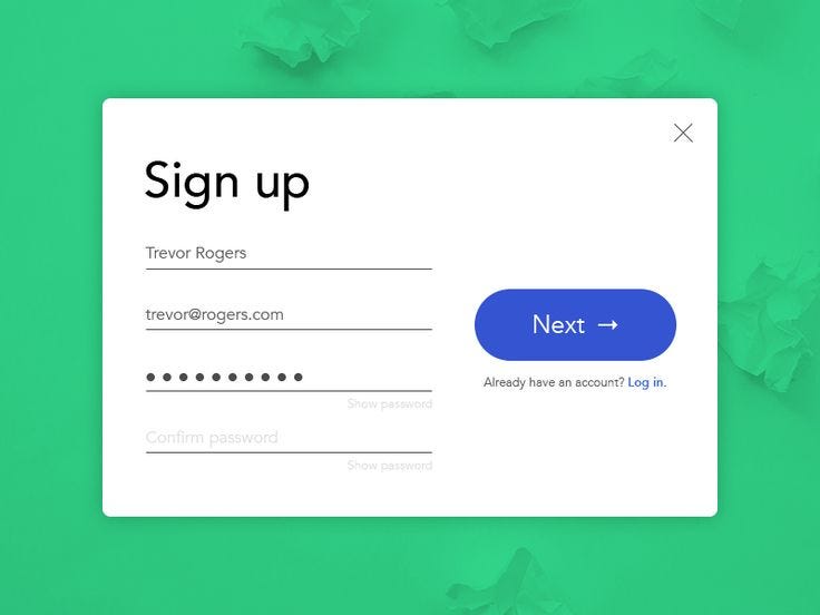 How to Make Your Sign Up Process Sing in 8 Steps. 